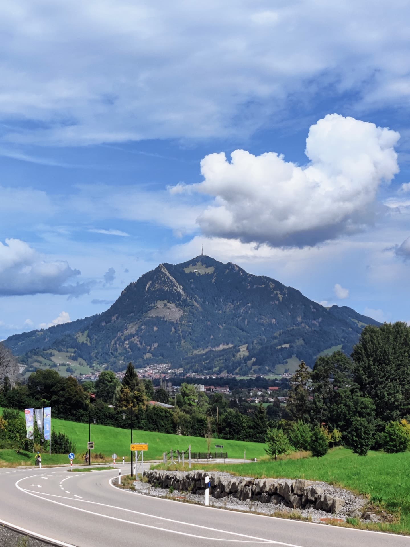 Blick auf den Grünten im Allgäu