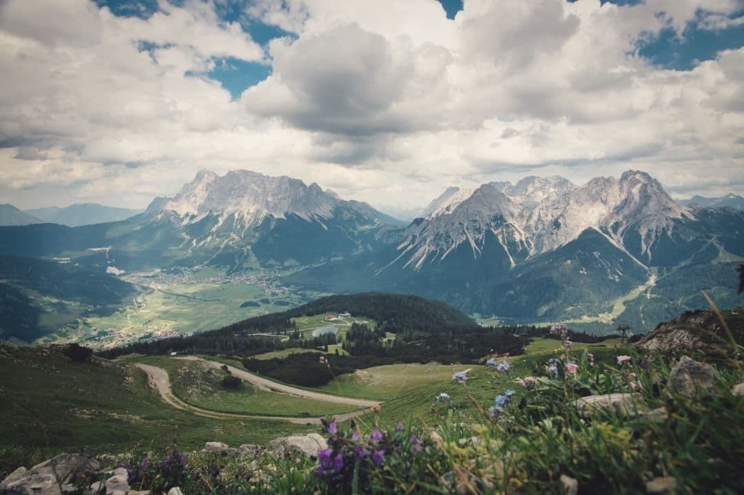 Berg-Panorama, Grubigstein, Juli 2020